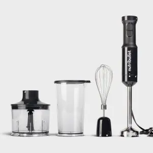 LICUADORA DE INMERSION NUTRIBULLET DE 350 WATTS COLOR NEGRO
