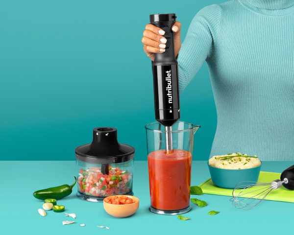 LICUADORA DE INMERSION NUTRIBULLET DE 350 WATTS COLOR NEGRO - Imagen 2