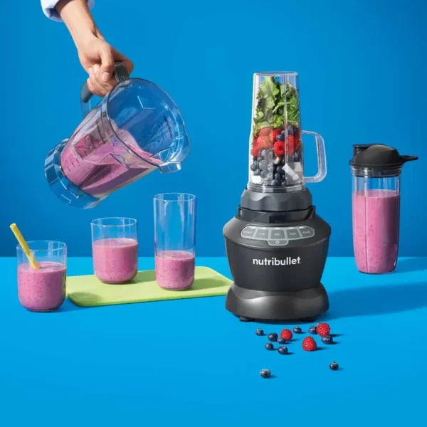 LICUADORA NUTRIBULLET 1200 W COMBO 8 PCE NEGRA - Imagen 5