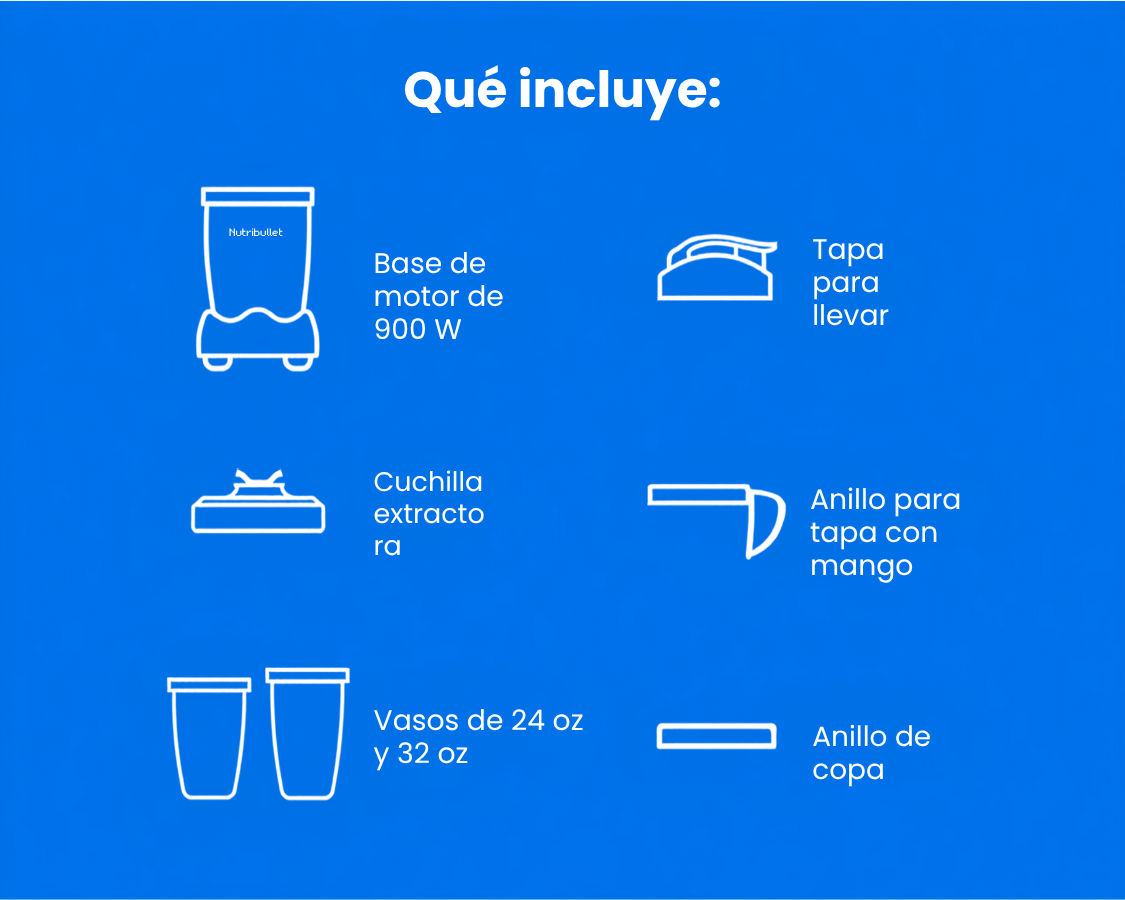 NUTRIBULLET 900 SERIES 9 PRO - PIECE ALL BLACK (UL, CMARE) - Imagen 8