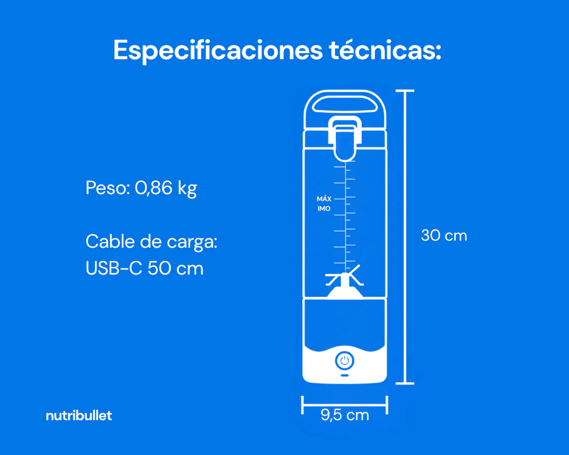 Nutribullet Portable Blender 100 W - Imagen 8