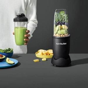NUTRIBULLET DE 8 PIEZAS DE 900 WATTS COLOR NEGRO